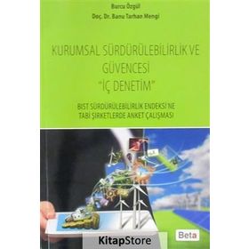 Kurumsal Sürdürülebilirlik ve Güvencesi İç Denetim - Burcu Özgül Doç. Dr. Banu Tarhan Mengi