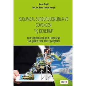 Kurumsal Sürdürülebilirlik ve Güvencesi İç Denetim - Burcu Özgül Doç. Dr. Banu Tarhan Mengi