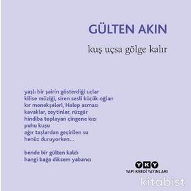 KUŞ UÇSA GÖLGE KALIR - GÜLTEN AKIN