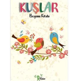 Kuşlar - Boyama Kitabı - Fidan
