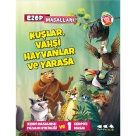 Kuşlar, Vahşi Hayvanlar Ve Yarasa - Ezop Masalları - E. Murat Yığcı