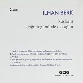 KUŞLARIN DOĞUM GÜNÜNDE OLACAĞIM - İLHAN BERK