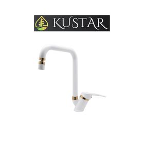 Kustar Lexus Gold Beyaz Mutfak Evye Bataryası