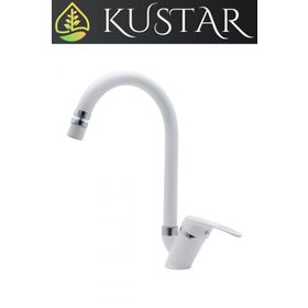 Kustar Olinda Beyaz Mutfak Evye Bataryası