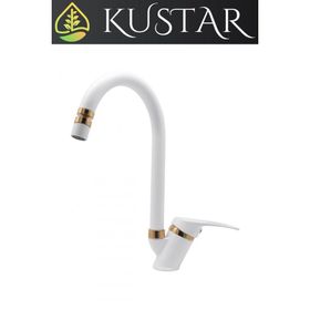 Kustar Olinda Gold Beyaz Mutfak Evye Bataryası