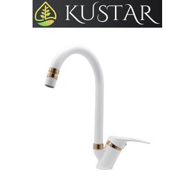 Kustar Olinda Gold Beyaz Mutfak Evye Bataryası