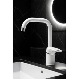 Kustar Oviedo Beyaz Mix Aç Kapa Kısa Banyo Lavabo Bataryası