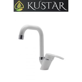 Kustar Oviedo Beyaz Mix Aç Kapa Kısa Banyo Lavabo Bataryası