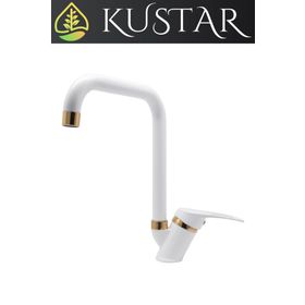 Kustar Oviedo Gold Beyaz Mutfak Evye Bataryası
