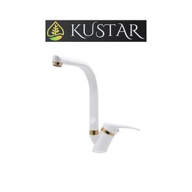 Kustar Tyal Gold Beyaz Mutfak Evye Bataryası