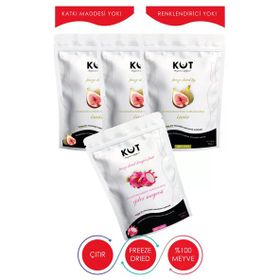 Kut 3x20 gr Dondurularak Kurutulmuş İncir + 20 gr Beyaz Ejder Meyvesi