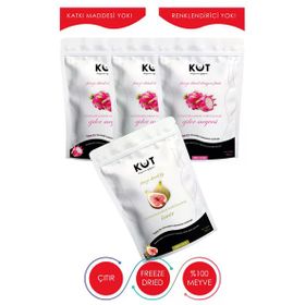 Kut 3x20 gr Dondurularak Kurutulmuş İncir ve 20 gr Beyaz Ejder Meyvesi