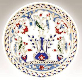 Kütahya Porselen 01178 10 cm El Dekoru Tabak