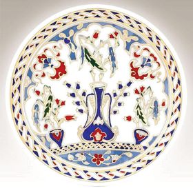 Kütahya Porselen 01178 10 cm El Dekoru Tabak