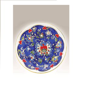 Kütahya Porselen 013884 10 cm El Dekoru Tabak