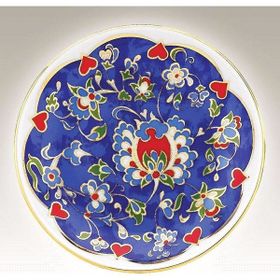 Kütahya Porselen 013884 10 cm El Dekoru Tabak