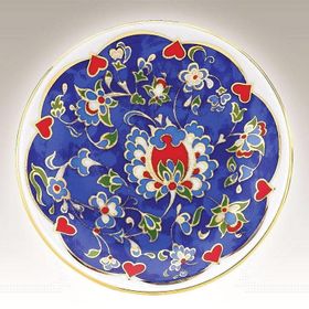 Kütahya Porselen 013884 10 cm El Dekoru Tabak