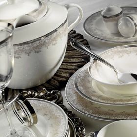 Kütahya Porselen 10508 Bone Kalipso 12 Kişilik 62 Parça Yemek Takımı