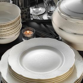 Kütahya Porselen 10509 Bone Olympos 62 Parça Yemek Takımıkımı