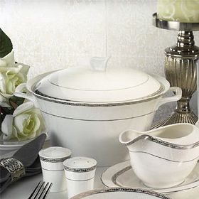 Kütahya Porselen 25151 84 Parça Aspendos Desenli Yemek Takımı