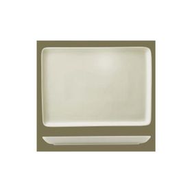 Kütahya Porselen 35x26 cm Krem 2'li Düz Tabak