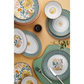 Kütahya Porselen 885631 Bone Kalipso 50 Parça 12 Kişilik Yemek Takımı