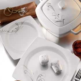 Kütahya Porselen Aliza Bone 25116 Desdamona 83 Parça Yemek Takımı