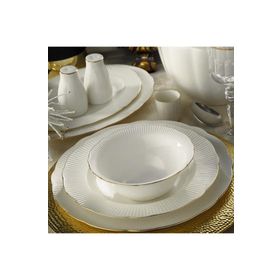 Kütahya Porselen Bone İlay 21 cm 6'lı Pasta Tabağı