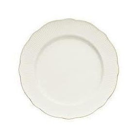 Kütahya Porselen Bone İlay 21 cm 6'lı Pasta Tabağı