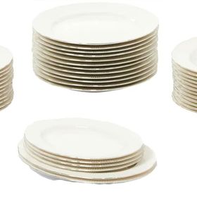 Kütahya Porselen Bone Ilay 58 Parça 12 Kişilik Yemek Takımı