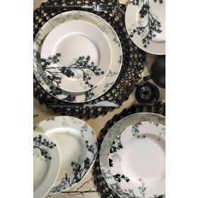 Kütahya Porselen Bone Kalipso 24 Parça Yemek Seti