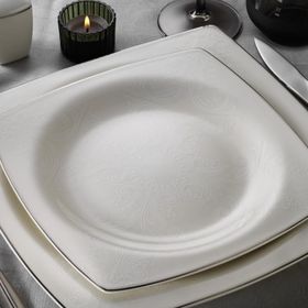 Kütahya Porselen Bone Mare 62 Parça 1074520 Dekor Yemek Takımı