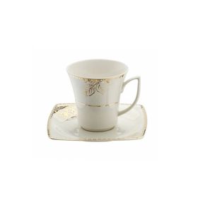 Kütahya Porselen Bone Mare 9715 12 Parça Kahve Takımı
