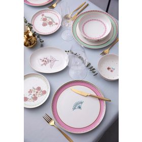 Kütahya Porselen Bone Moderna Chirpy 26 Parça 6 Kişilik Yemek Takımı