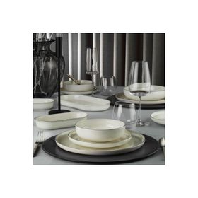 Kütahya Porselen Bone Moderna Platin 6 Kişilik 26 Parça Yemek Takımı