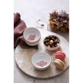 Kütahya Porselen Bone Multi Chirpy 4 Parça 8 cm Kase Seti