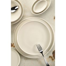 Kütahya Porselen Chef Taste Of 17 cm Oval Krem Kase