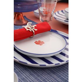 Kütahya Porselen Coral Paradise Moderna 4 Parça 19 cm Düz Tabak