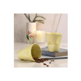 Kütahya Porselen Crash 220 cc Sarı 2'li Mug