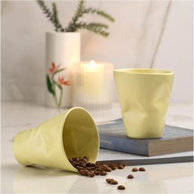 Kütahya Porselen Crash 220 cc Sarı 2'li Mug