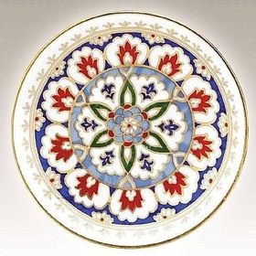 Kütahya Porselen Dekor No 01171 13 cm El Dekoru Tabak