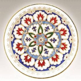 Kütahya Porselen Dekor No 01171 13 cm El Dekoru Tabak