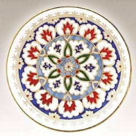 Kütahya Porselen Dekor No 01171 13 cm El Dekoru Tabak