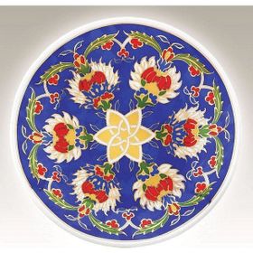 Kütahya Porselen Dekor No 013883 13 cm El Dekoru Tabak