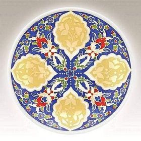 Kütahya Porselen Dekor No 03880 13 cm El Dekoru Tabak