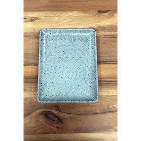 Kütahya Porselen Dikdörtgen 18x13 cm 2'li Servis Pasta ve Sunum Tabağı