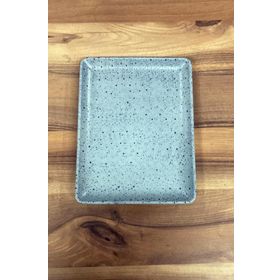 Kütahya Porselen Dikdörtgen 18x13 cm 2'li Servis Pasta ve Sunum Tabağı