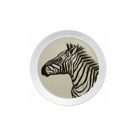 Kütahya Porselen Doğadakiler Zebra 27 cm Servis Tabağı