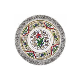 Kütahya Porselen El Dekoru 17 cm Tekli Duvar Tabağı