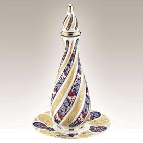Kütahya Porselen El Dekoru 25 cm Ömür Vazo